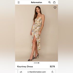 Reformation Kourtney dress